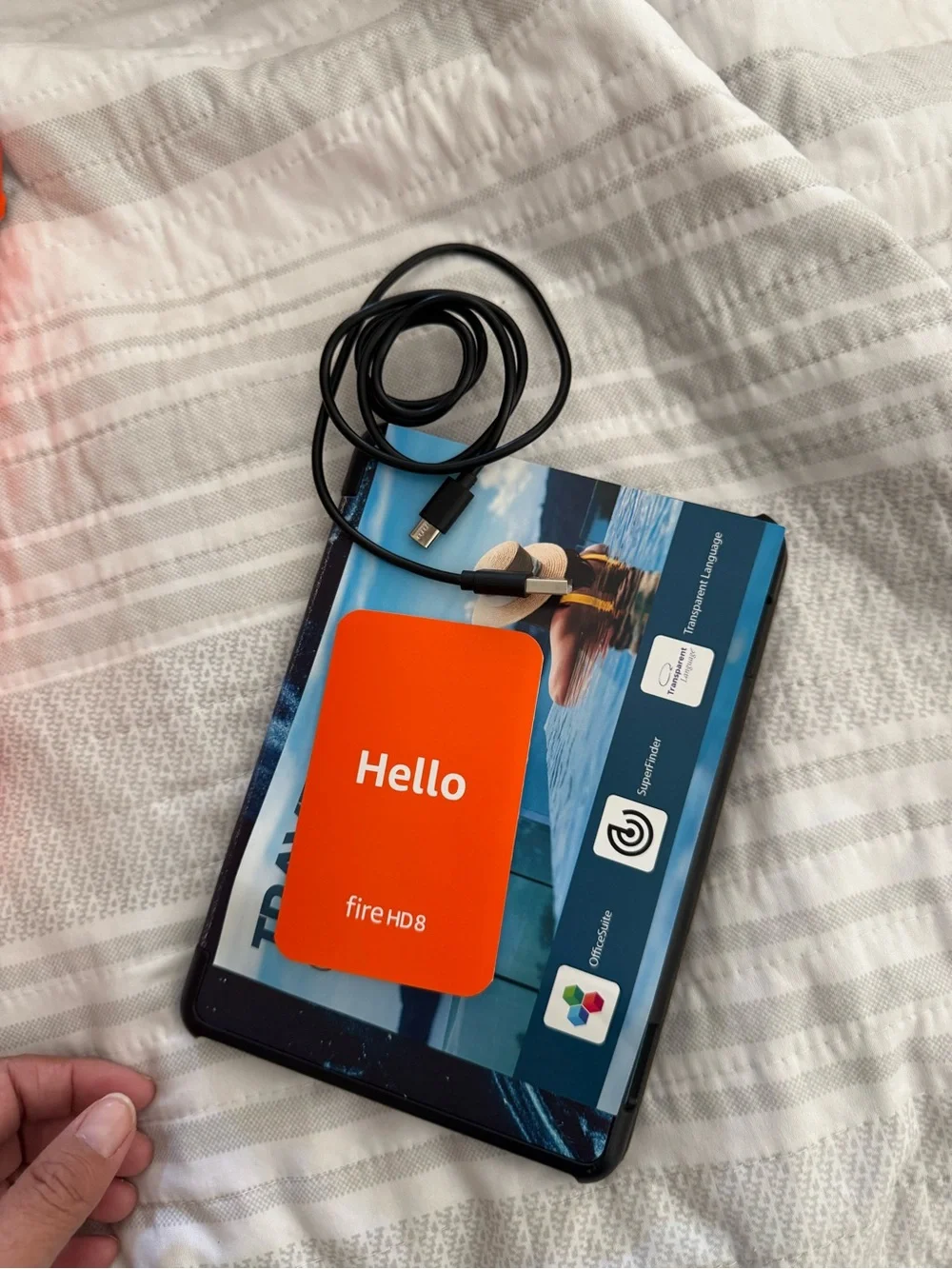 Amazon Fire HD 8 Tablet in Blue - 32GB (with Alexa)